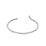 Load image into Gallery viewer, Bezel diamond chain bracelet