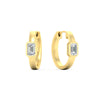 Load image into Gallery viewer, bezel-emerald-diamond-huggie-hoop-earrings-in-yellow-gold-fdear11743emangle1-nl-yg.jpg?v=1778041045