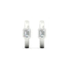 Load image into Gallery viewer, bezel-emerald-diamond-huggie-hoop-earrings-in-white-gold-fdear11743emangle2-nl-wg.jpg?v=1778041045