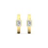Load image into Gallery viewer, bezel-emerald-diamond-huggie-hoop-earrings-in-yellow-gold-fdear11743emangle2-nl-yg.jpg?v=1778041045