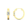 Load image into Gallery viewer, bezel-emerald-diamond-huggie-hoop-earrings-in-yellow-gold-fdear11743emangle3-nl-yg.jpg?v=1778041045