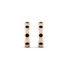 Load image into Gallery viewer, bezel-half-round-cut-black-diamond-hoop-earring-in-rose-gold-fdear86441gblackangle3-nl-rg.jpg