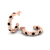 Load image into Gallery viewer, bezel-half-round-cut-black-diamond-hoop-earring-in-rose-gold-fdear86441gblackangle4-nl-rg.jpg