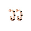 Load image into Gallery viewer, bezel-half-round-cut-black-diamond-hoop-earring-in-rose-gold-fdear86441gblackangle5-nl-rg.jpg