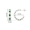 Load image into Gallery viewer, bezel-half-round-cut-emerald-hoop-earring-in-white-gold-fdear86441gemgrangle2-nl-wg-hw.jpg