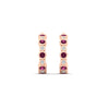 Load image into Gallery viewer, bezel-half-round-cut-pink-sapphire-hoop-earring-in-rose-gold-fdear86441gsadrpiangle3-nl-rg.jpg