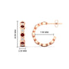 Load image into Gallery viewer, bezel-half-round-cut-ruby-hoop-earring-in-rose-gold-fdear86441grudrangle2-nl-rg-hw.jpg
