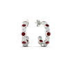 Load image into Gallery viewer, bezel-half-round-cut-ruby-hoop-earring-in-white-gold-fdear86441grudrangle1-nl-wg.jpg