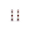 Load image into Gallery viewer, bezel-half-round-cut-ruby-hoop-earring-in-white-gold-fdear86441grudrangle3-nl-wg.jpg
