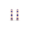 Load image into Gallery viewer, bezel-half-round-cut-sapphire-hoop-earring-in-rose-gold-fdear86441gsablangle3-nl-rg.jpg