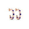 Load image into Gallery viewer, bezel-half-round-cut-sapphire-hoop-earring-in-rose-gold-fdear86441gsablangle5-nl-rg.jpg