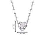 Load image into Gallery viewer, Solitaire Bezel Heart Shape Pendant