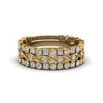 Load image into Gallery viewer, bezel-infinity-diamond-stack-band-in-18K-yellow-gold-FD8052B-NL-YG.jpg