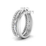 Load image into Gallery viewer, bezel-marquise-ring-with-baguette-&-crown-stack-band-in-FD10175-NL-WG