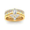 Load image into Gallery viewer, bezel-marquise-ring-with-baguette-&-crown-stack-band-in-FD10175-NL-YG