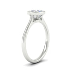 Load image into Gallery viewer, Petite Bezel Solitaire Engagement Ring