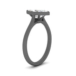 Load image into Gallery viewer, Marquise Cut Petite Bezel Solitaire Engagement Ring