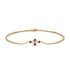 Load image into Gallery viewer, bezel-set-diamond-chain-bracelet-with-pink-sapphire-in-yellow-gold-FDBRC9648GSADRPI-NL-YG