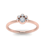 Load image into Gallery viewer, bezel-set-diamond-stacking-promise-ring-in-rose-gold-FD72035ROR-NL-RG
