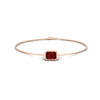Load image into Gallery viewer, bezel-set-emerald-cut-ruby-chain-bracelet-0.50-carat-in-rose-gold-FDBRC11133EMGRUDRANGLE1-0.50CT-NL-RG