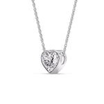 Load image into Gallery viewer, Solitaire Bezel Heart Shape Pendant