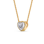 Load image into Gallery viewer, Solitaire Bezel Heart Shape Pendant