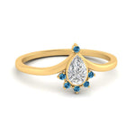Load image into Gallery viewer, bezel-set-pear-crown-blue-topaz-engagement-ring-in-yellow-gold-FD1046PERGICBLTO-NL-YG.jpg?v=1766490257