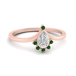 Load image into Gallery viewer, bezel-set-pear-crown-emerald-engagement-ring-in-rose-gold-FD1046PERGEMGR-NL-RG_afeab00f-fcd0-4c44-a03e-8a06342fdad6.jpg?v=1766490278