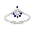Load image into Gallery viewer, bezel-set-pear-crown-sapphire-engagement-ring-in-white-gold-FD1046PERGSABLANGLE5-NL-WG_d55c2829-ff1c-43dd-81e0-cd122ad383c5.jpg?v=1766490278