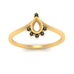 Load image into Gallery viewer, bezel-set-semi-mount-crown-black-diamond-engagement-ring-in-yellow-gold-FD1046SMRGBLACKANGLE5-NL-YG.jpg?v=1766490477