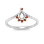 Load image into Gallery viewer, bezel-set-semi-mount-crown-orange-sapphire-engagement-ring-in-white-gold-FD1046SMRGSAORANGLE5-NL-WG.jpg?v=1766490477