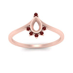 Load image into Gallery viewer, bezel-set-semi-mount-crown-ruby-engagement-ring-in-rose-gold-FD1046SMRGRUDRANGLE5-NL-RG.jpg?v=1766490477