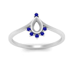 Load image into Gallery viewer, bezel-set-semi-mount-crown-sapphire-engagement-ring-in-white-gold-FD1046SMRGSABLANGLE5-NL-WG.jpg?v=1766490477