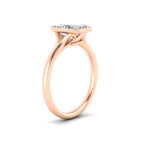 Load image into Gallery viewer, Split Shank Radiant Cut Bezel Set Solitaire Ring