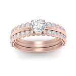 Load image into Gallery viewer, bezel-set-stacking-solitaire-rings-in-FD10095-NL-RG