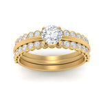 Load image into Gallery viewer, bezel-set-stacking-solitaire-rings-in-FD10095-NL-YG