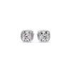 Load image into Gallery viewer, Bezel Set Cushion Diamond Stud Earrings