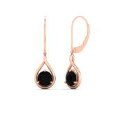 Solitaire Drop Earrings