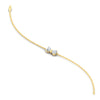Load image into Gallery viewer, bow-design-diamond-chain-bracelet-in-yellow-gold-fdbrc8336angle3-nl-yg