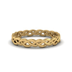 Load image into Gallery viewer, Braided-Eternity-Wedding-Band-In-18k-Yellow-Gold-FD8681BANGLE2-YG