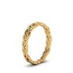 Load image into Gallery viewer, Braided-Eternity-Wedding-Band-In-18k-Yellow-Gold-FD8681BANGLE2-YG