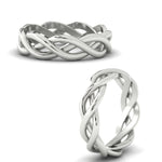 Load image into Gallery viewer, braided-gold-wedding-ring-in-white-gold-fdm342angle3-nl-wg