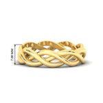 Load image into Gallery viewer, braided-gold-wedding-ring-in-yellow-gold-fdm342-nl-yg-hw