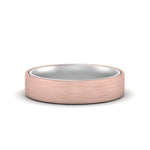Load image into Gallery viewer, Brushed 2 Tone Mens Wedding Ring