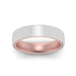 Load image into Gallery viewer, Brushed 2 Tone Mens Wedding Ring