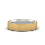 Load image into Gallery viewer, Brushed 2 Tone Mens Wedding Ring