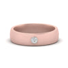 Load image into Gallery viewer, brushed-mens-single-stone-band-in-rose-gold-fd10392bangle5-nl-rg