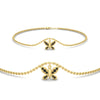 Load image into Gallery viewer, butterfly-cute-chain-black-diamond-bracelet-in-yellow-gold-fdbrc9755gblacksleep-nl-yg.jpg