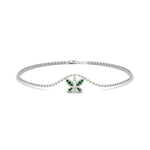Load image into Gallery viewer, butterfly-cute-chain-emerald-bracelet-in-white-gold-fdbrc9755gemgrangle1-nl-wg.jpg