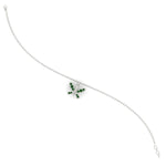 Load image into Gallery viewer, butterfly-cute-chain-emerald-bracelet-in-white-gold-fdbrc9755gemgrangle4-nl-wg.jpg